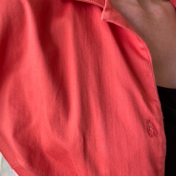 Ladies Blouse Orange, By August Silk LOGIC, Sz 8 - Picture 6 of 12